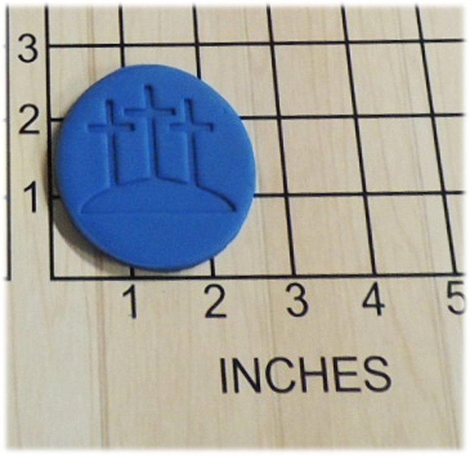Trinity Crosses Shaped Cookie Cutter and Stamp #1272