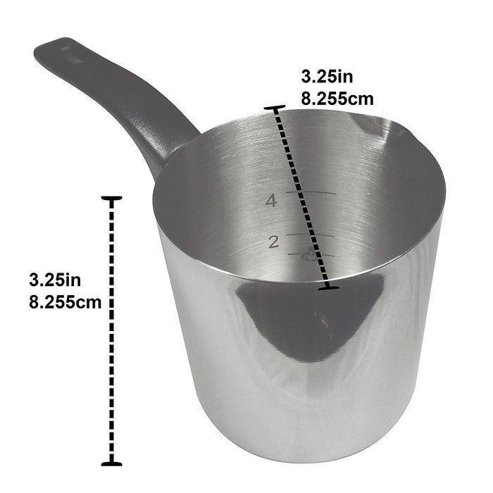 Mian 4 Cup Universal Stainless Steel Espresso Replacement Carafe