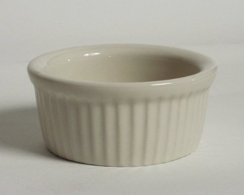 Ramekin Fluted - Eggshell - 4 1/2oz. Size: 3 1/2'' (4 Dozen/Unit)