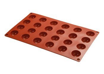 Silicone Mold, Multi-portion 24 HALF SPHERES