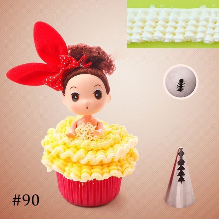COCOTINA 5pcs Russian Tulip Icing Piping Nozzles Tips Pastry Cake Decorating Kitchen Tools N2