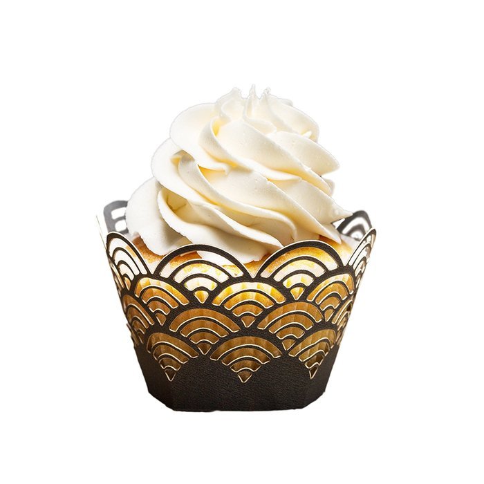 Bride Cupcake Wrappers x 100pcs in shimmering ivory white. 22 different wraps to make your wedding or birthday... N28
