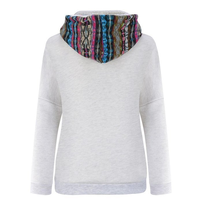 Women's Sweater,Laimeng Long Sleeve Plus Velvet Thickened Hooded Sweater Top Blouse (S, Black) N4