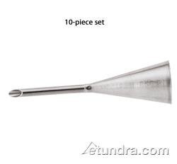 World Cuisine Paderno x 10 Bismarck Pastry Tip, 3 1/2 inch Length -- 1 each.