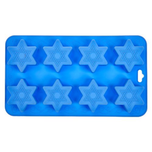 The Kosher Cook KCBW0142 3 in 1 Silicone Star of David Ice Mold N5