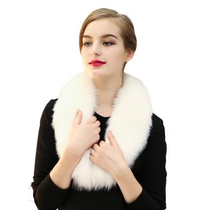 Scarf Morecome Women Hasp Faux Fur Scarf Fur Scarves Fur Velvet Scarf 