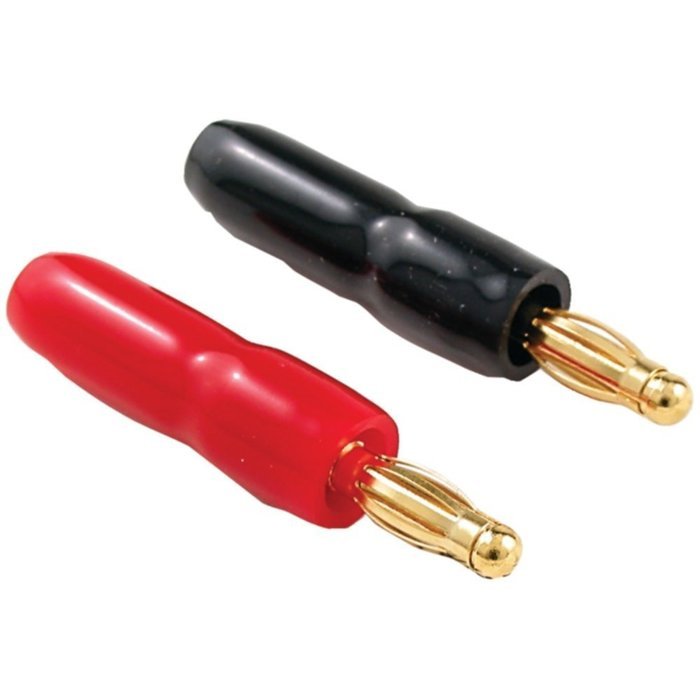 Pro-Wire IW-16PLUG 16-Pack Crimp-On Banana Plugs Gold-Plated 8-Red 8-Black Consumer Electronics