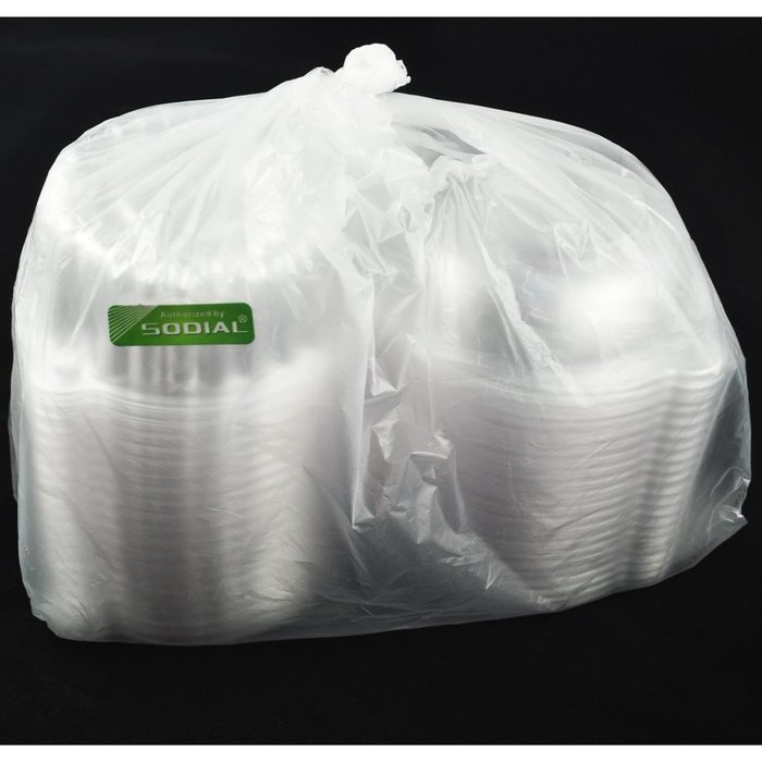 SODIAL(R) 100 Large Single Clear Cupcake Pod Cake Muffin Cases N4