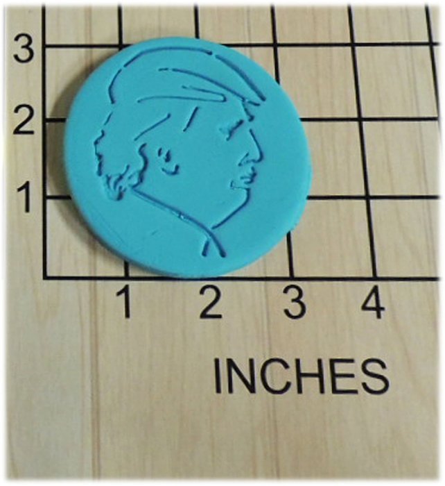 Donald Trump Republican Election Fondant Cookie Cutter and Stamp #1068