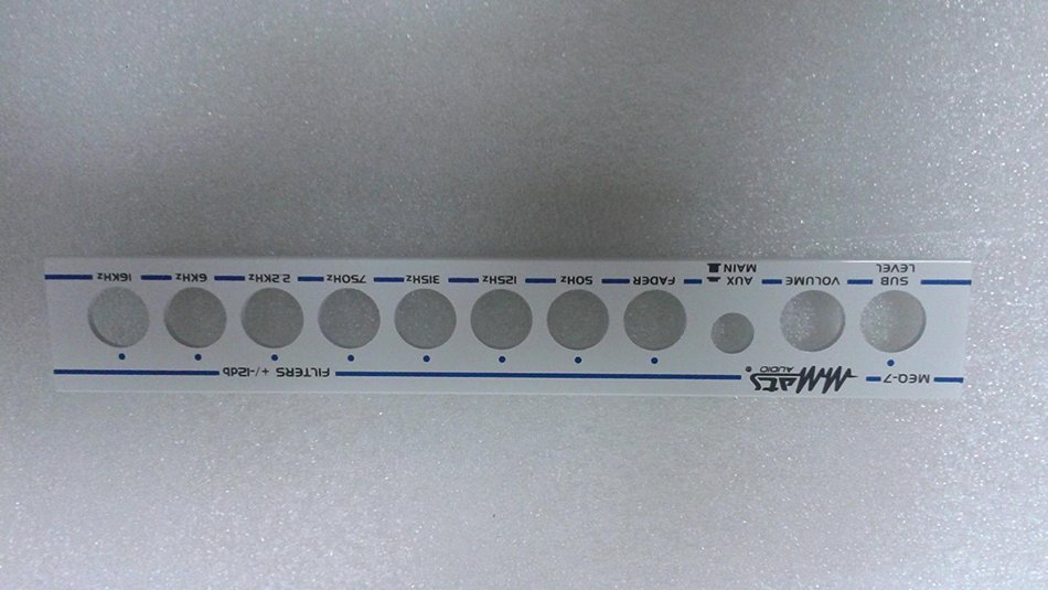 MMATS AUDIO EQUALIZER MEQ-7 FACEPLATE ONLY