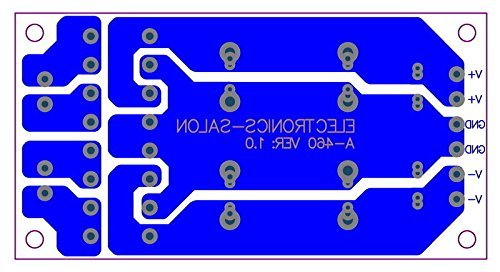 Electronics-Salon 10PCS Dual Bridge Dual Polarity Unregulated Power Supply PCB. N3