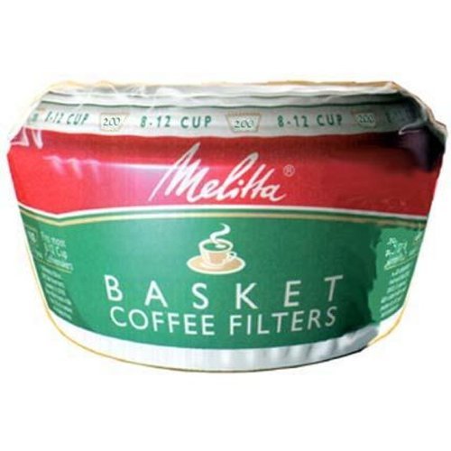 MELITTA 200 CT BASKET FILTER FITS ALL 10 CUP BASKET AUTO COFFEE