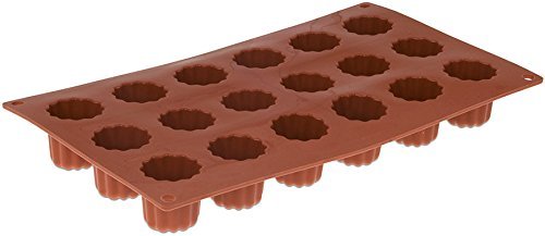 Pavoni Orange Non-Stick 18 Mini Cannele N4
