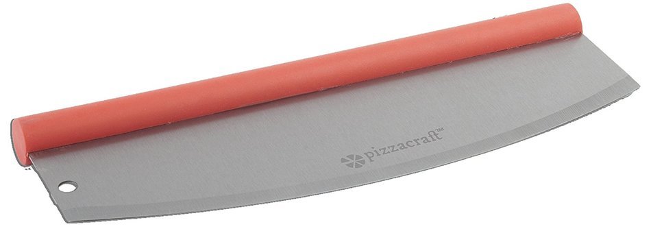 Pizzacraft PC0205 3.75" x 6" Wedge Shaped Stainless Steel Pizza/Pie Slice Server with Soft Grip Handle N9