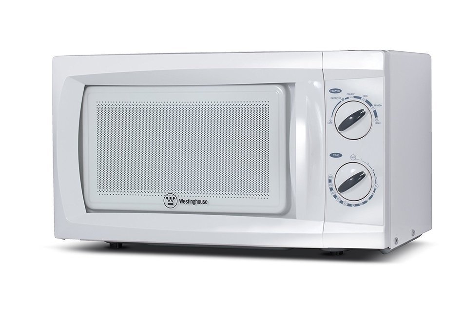 Westinghouse WCM660W 600 Watt Counter Top Microwave Oven, 0.6 Cubic Feet, White