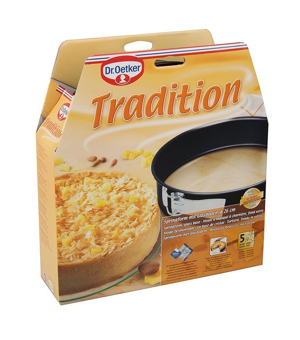 Dr. Oetker 1440 Tradition Glass Bottom Springform, 10-Inch N2