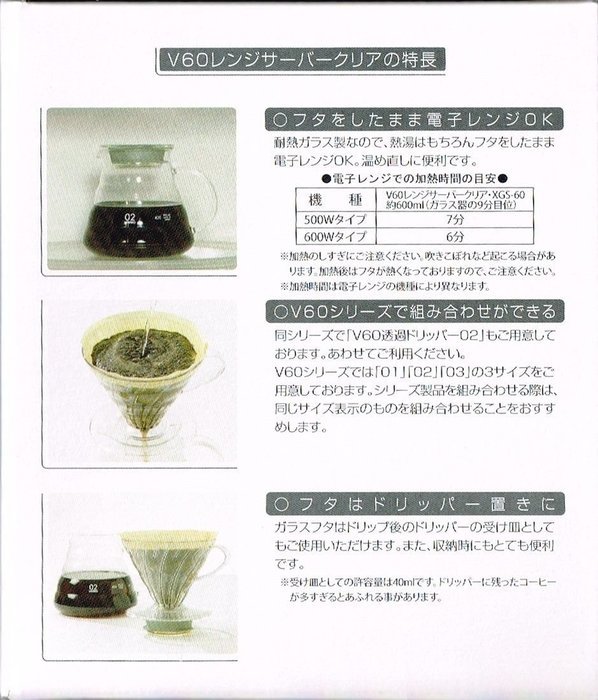 The Hario XGS-60TB Glass Kettle (V60 Series) with Lid and 100 Paper Filters