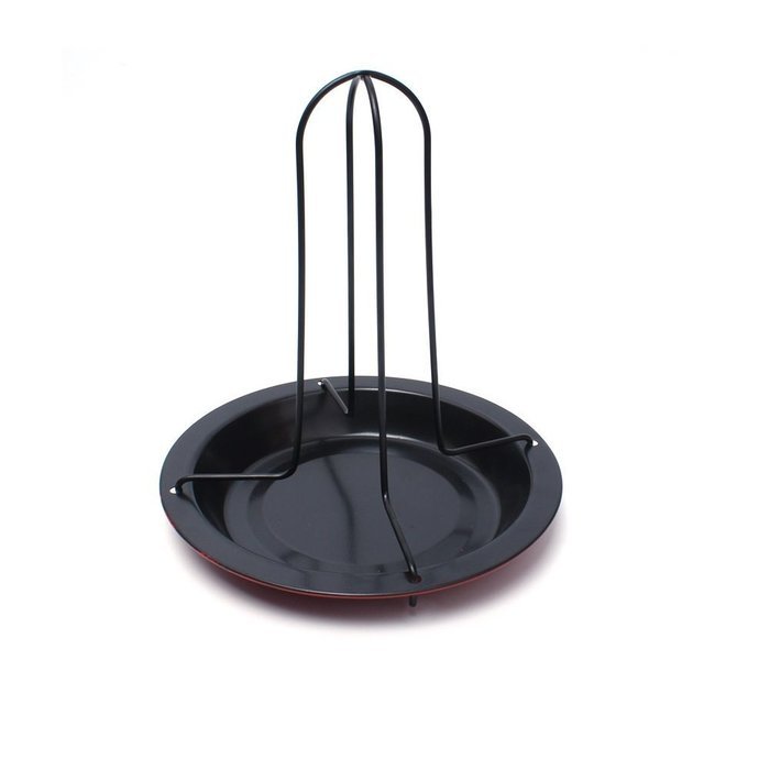 J-Creater Nonstick Vertical Chicken Roasting Roaster Rack Tin Tray Bowl N3