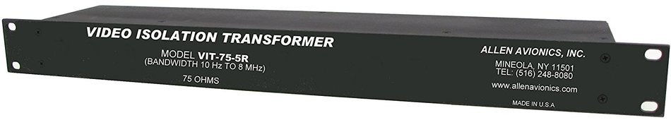 VIT-75-5R 5-Channel RACK MOUNT Composite Video Isolation Transformer