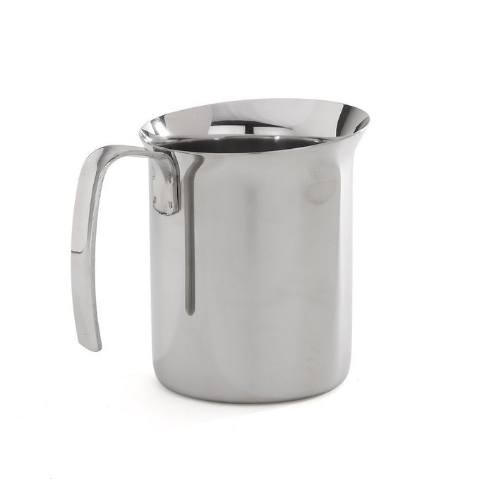 Bialetti Elegance - Stove Top Milk Foaming Pitcher - Dishwasher Safe - Stainless Steel - 50cl