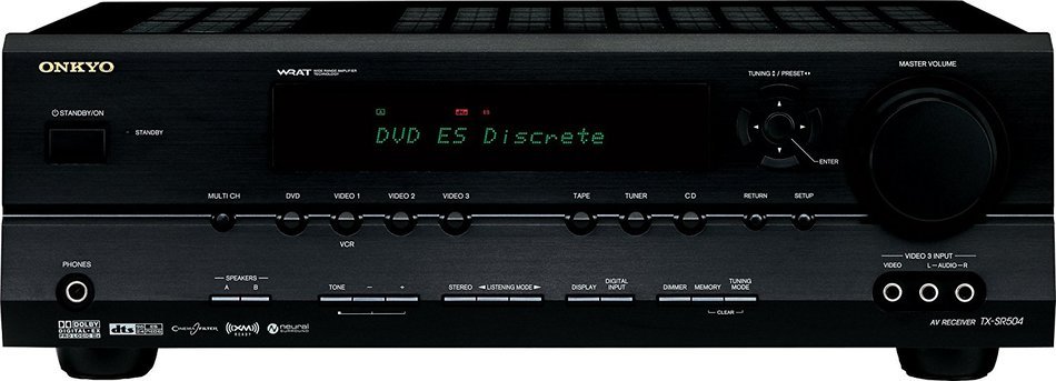 Onkyo TX-SR504 7.1 Channel A/V Receiver (Black) (Discontinued by Manufacturer)