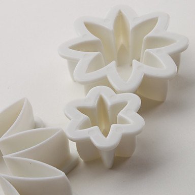 Y&XL&H DIY Daisy Pattern Cake and Cookies Cutter Mold (3 Pieces) N2