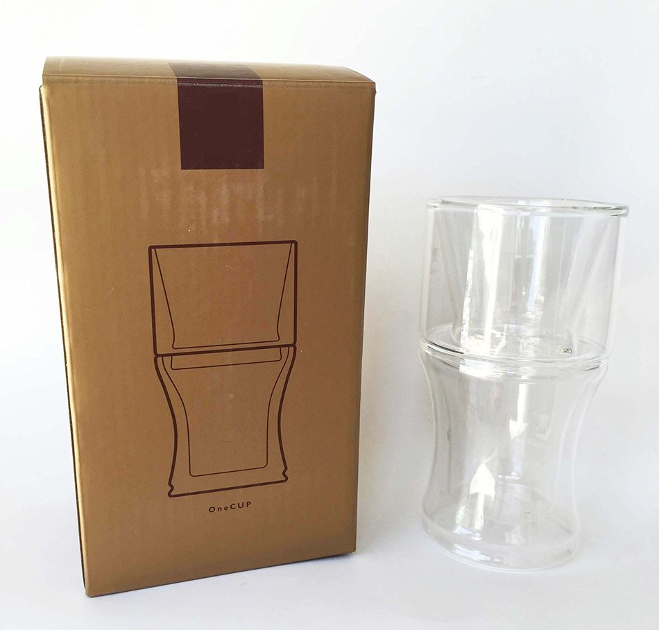 Hand Drip Coffee Maker Pour Over Double Borosilicate Glass Wall Set N2