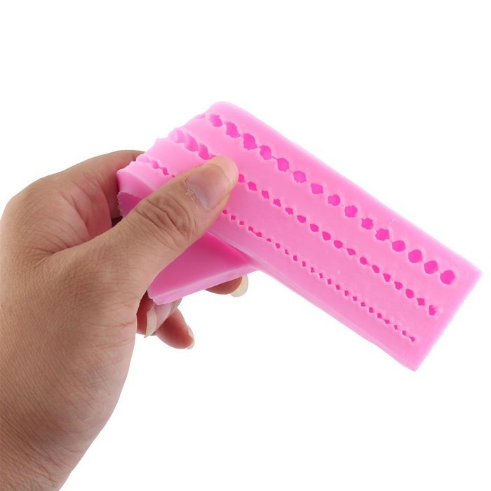 uxcell Pearl String Beads Silicone Mold Cake Decorating Fondant Baking Mould Tool N8
