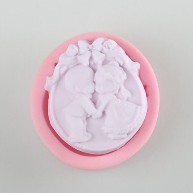 Y&XL&H Bride and Groom Shaped Soap Molds Wedding Mould Fondant Cake Chocolate Silicone Mold, Decoration Tools... N4