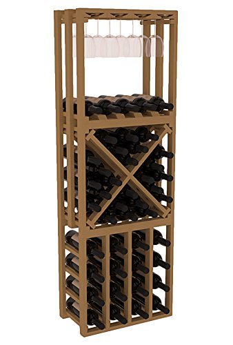 Wine Racks America Ponderosa Pine Lattice Stacking Cube 3 Piece Set. 13 Stains to Choose From! N2