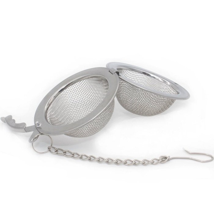 Bit Fly Stainless Steel Sphere Locking Spice Tea Ball Strainer Mesh Infuser tea strainer Filter infusor (6) N10