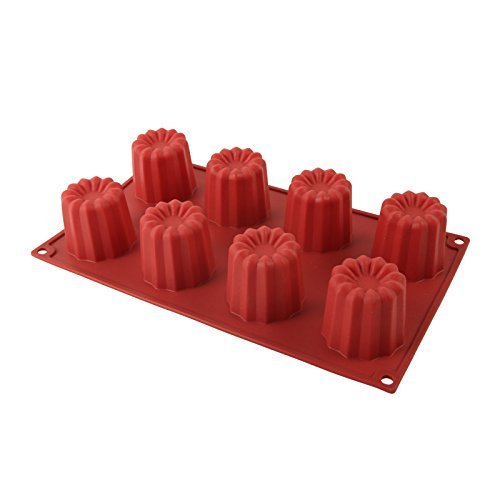 8 multi canel cupcake silicone mold silicone moulds cake decoration canele molds para horno baking tools chocolate... N4