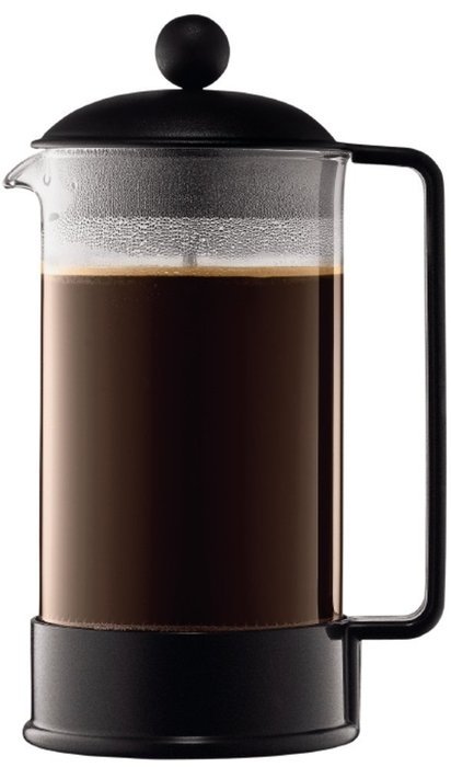 Bodum 1548-01 Brazil Cafeti&egrave;re &agrave; Piston 8 Tasses 1 L Noir N3