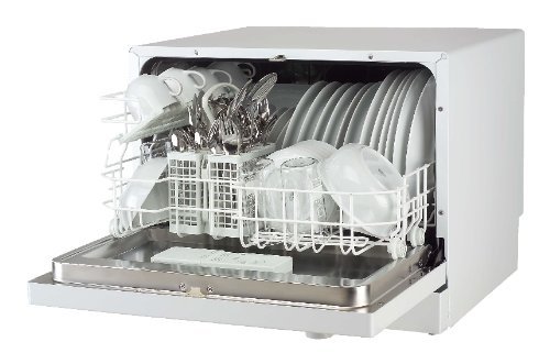 Premia PDW-66EW 6 Place Setting Countertop Compact Dishwasher