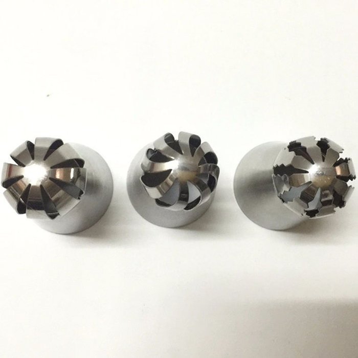 New 3pcs/set Sphere Ball Tips Russian Icing Piping Nozzles Tips Pastry ...
