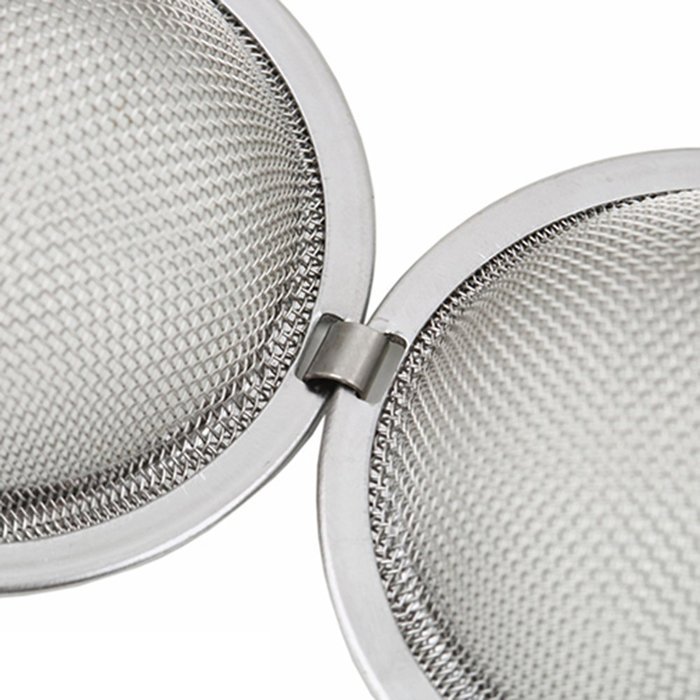 Mesh Tea Infuser Stainless Steel Strainer Ball Egg Shaped N4