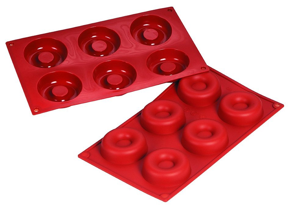 Fat Daddio's Silicone Bakeware Savarin Mold, 2.1 Ounces
