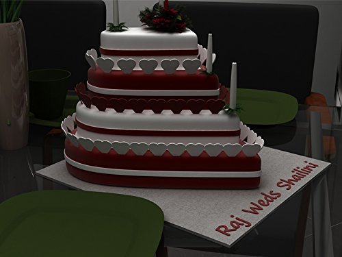 4 Tier Heart Multilayer Wedding Birthday Anniversary Baking Cake Tins Cake Pans 6" 8" 10" 12" - EUROTINS N6