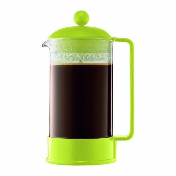 Bodum Brazil 8-Cup French Press Coffee Maker, 34-Ounce, Black N5