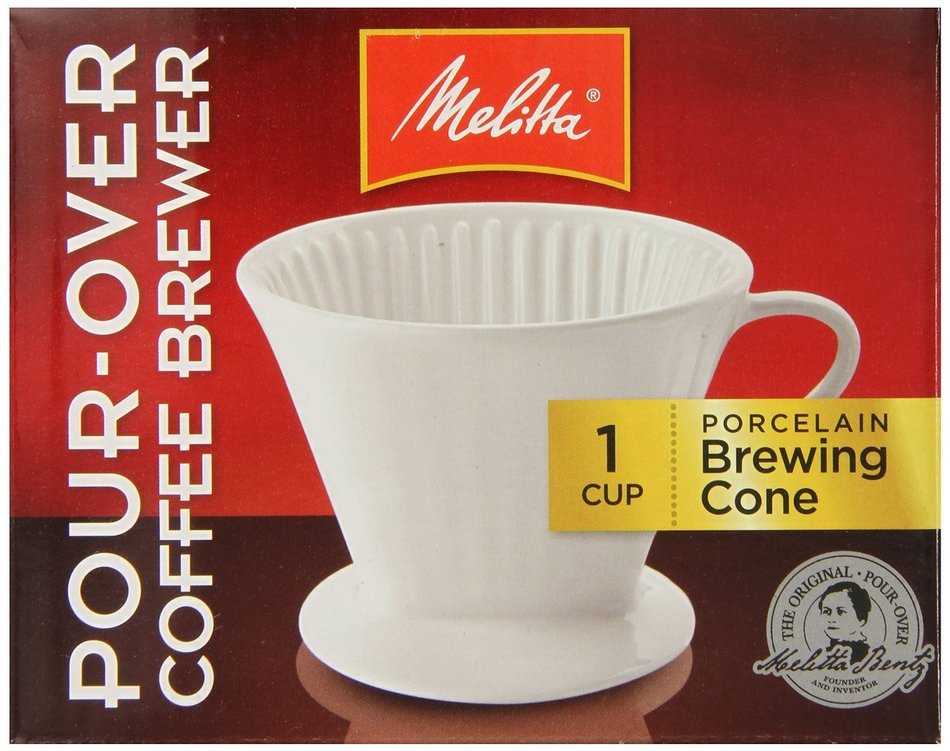 Melitta 64101 Porcelain #2 Cone Brewer