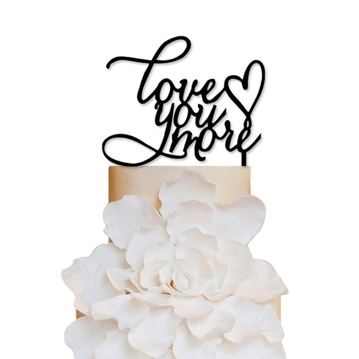 Sugar Yeti Brand Made in USA Cake Toppers God Gave Me You Wedding Cake Toppers Wedding Decoration Acrylic Cake... N171