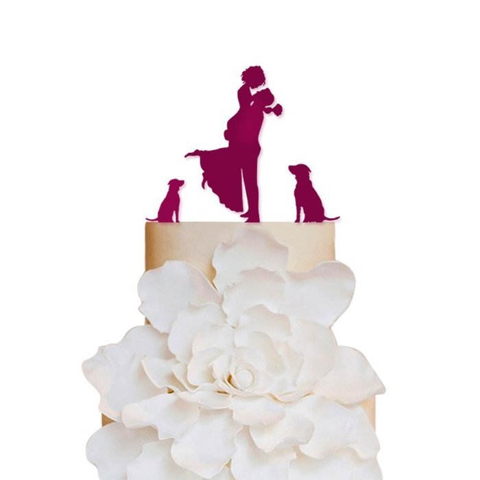 Sugar Yeti Brand Made in USA Cake Toppers God Gave Me You Wedding Cake Toppers Wedding Decoration Acrylic Cake... N179