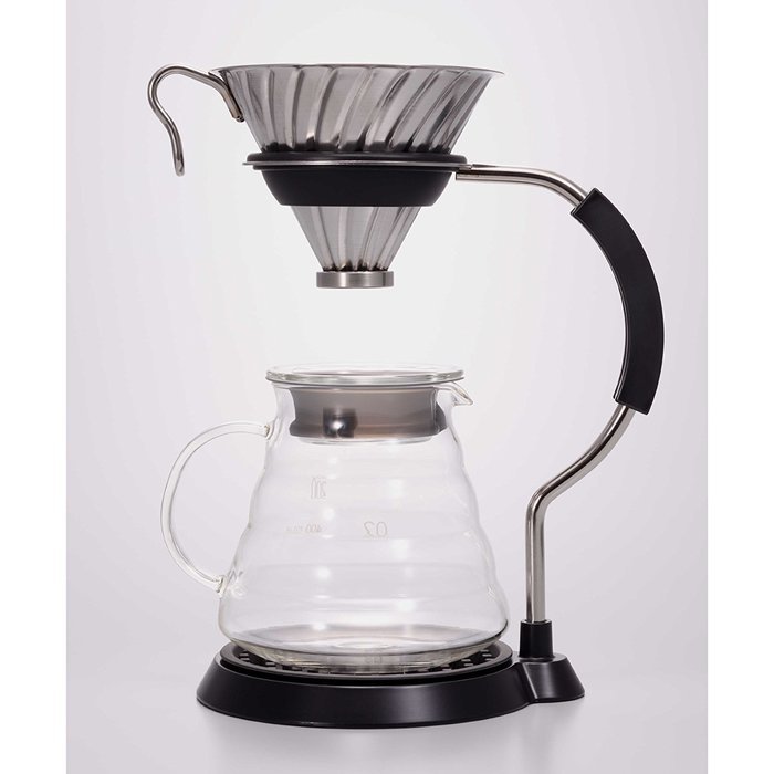 Hario VAS-8006-G V60 Arm Stand with Glass Dripper Set N5