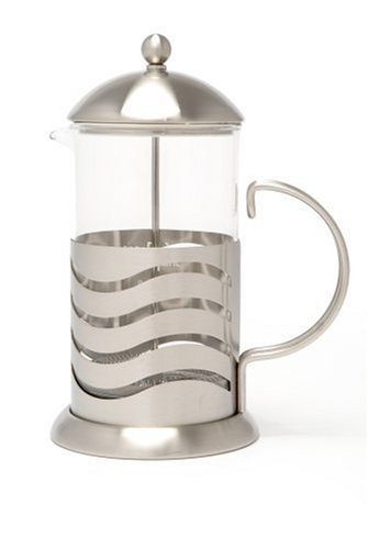 LaCafetiere Wave 3-Cup Coffee Press, Chrome