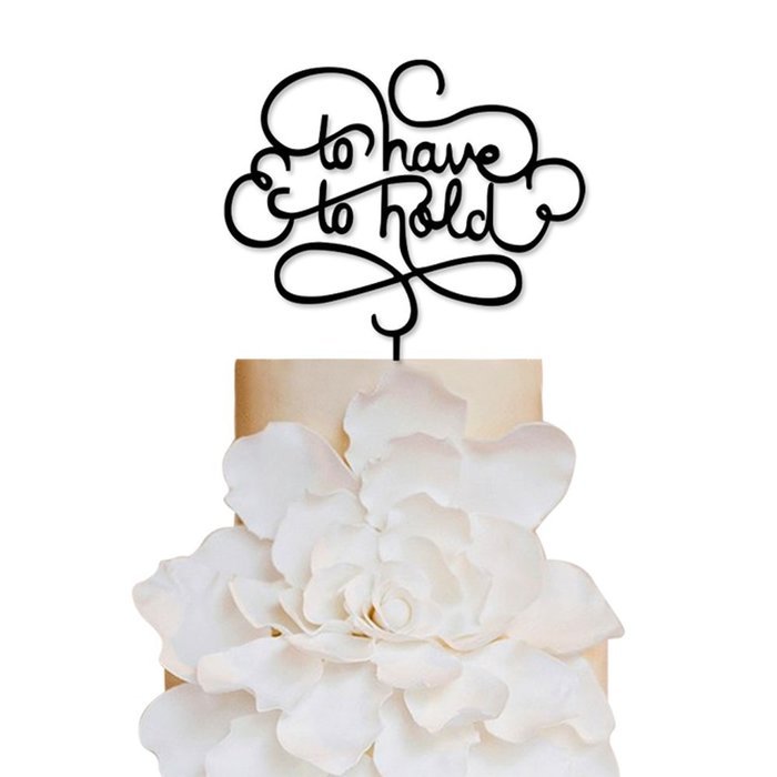 Sugar Yeti Brand Made in USA Cake Toppers God Gave Me You Wedding Cake Toppers Wedding Decoration Acrylic Cake... N192