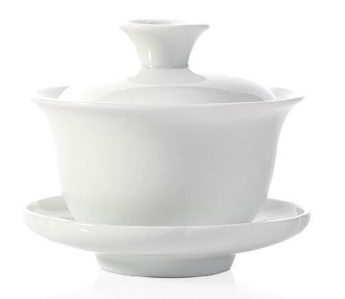 Kungfu Tea Jingdezhen Exquisite Snow White Gaiwan for the Kungfu Tea Cup N4
