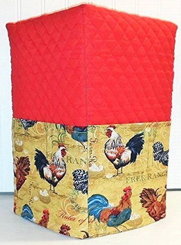 Yellow Rooster Coffee Maker Cover (All Yellow Rooster) N2