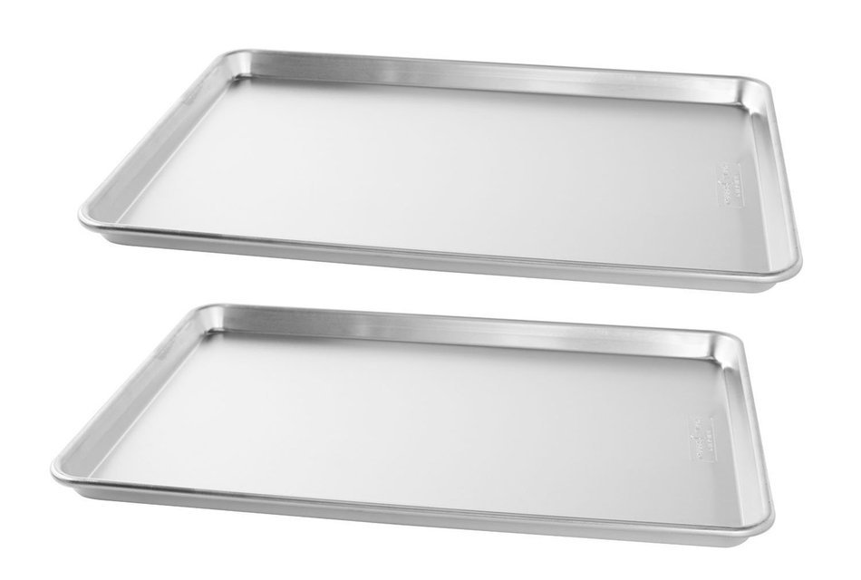 Nordic Ware Natural Aluminum Commercial Baker's Big Sheet (2 Pack) N2