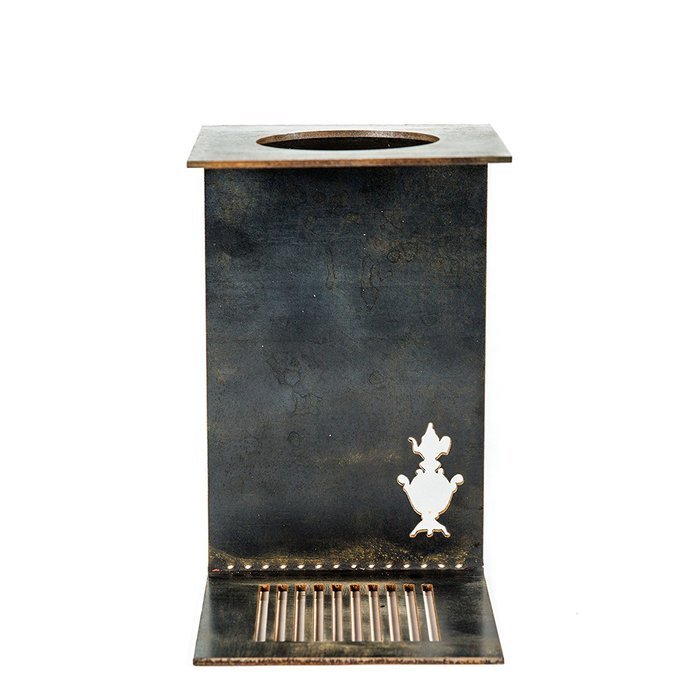 Handmade Industrial Steel Minimalist Pour-Over Coffee and Tea Dripper Stand N2