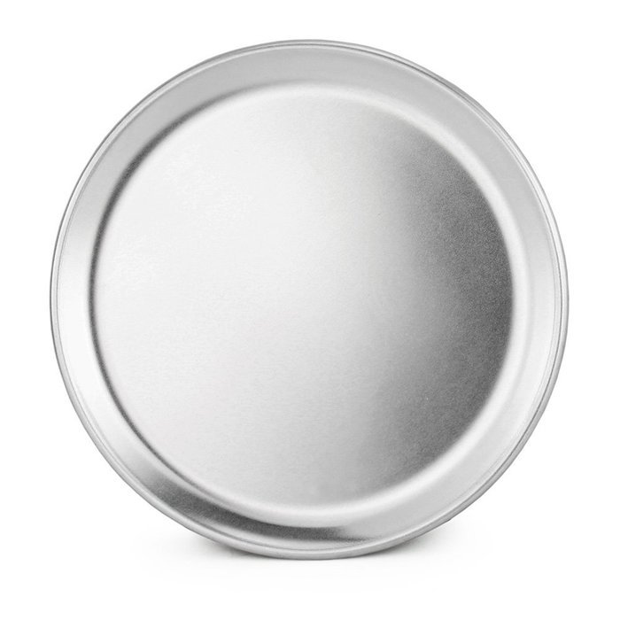 New Star 51001 Aluminum Coupe Style Pizza Tray Pizza Pan, 8-Inch, Set of 6